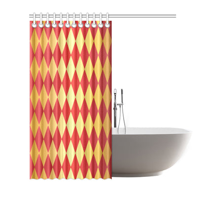 Harlequin Pattern Print Design 03 Shower Curtain