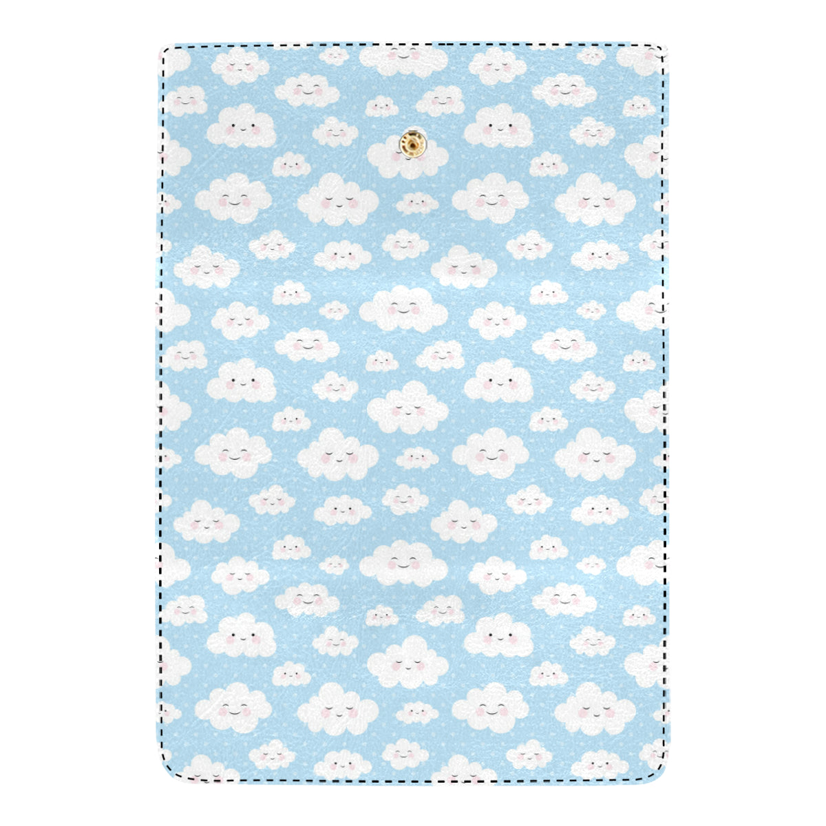 Cloud  Pattern Print Design 02 Women's Trifold Wallet