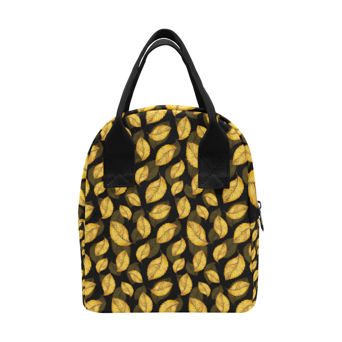 Elm Leave Summer Print Pattern Insulated Lunch Bag