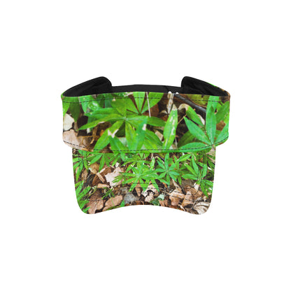 Camouflage Realistic Tree Fresh Print Unisex Sun Visor