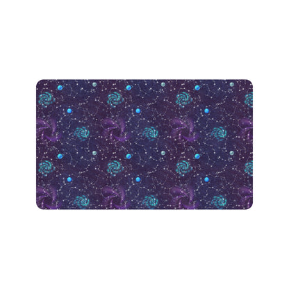 Zodiac Galaxy Design Print Rubber Doormat