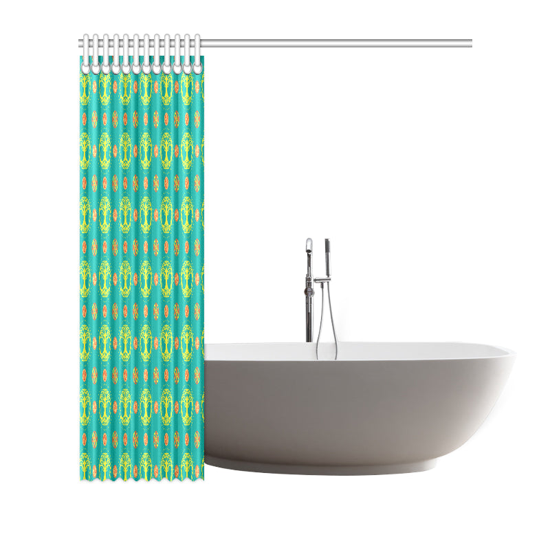 Celtic Tree of Life Print Pattern Shower Curtain