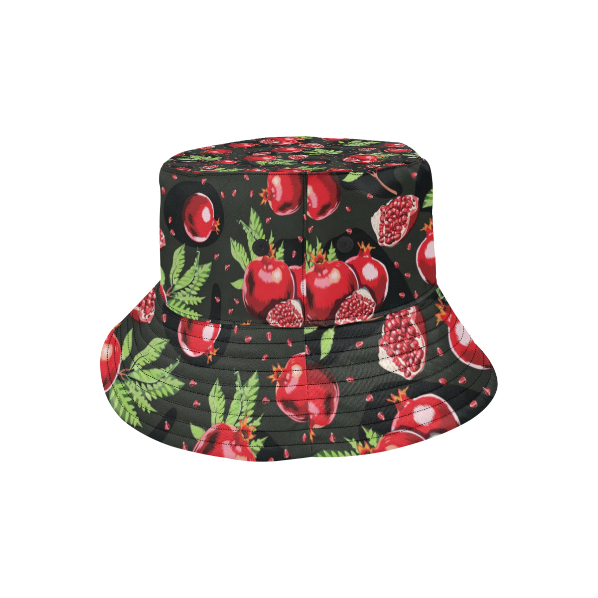 Pomegranate Pattern Print Design PG06 Unisex Bucket Hat
