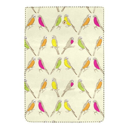 Parakeet Pattern Print Design A01 Women's Trifold Wallet