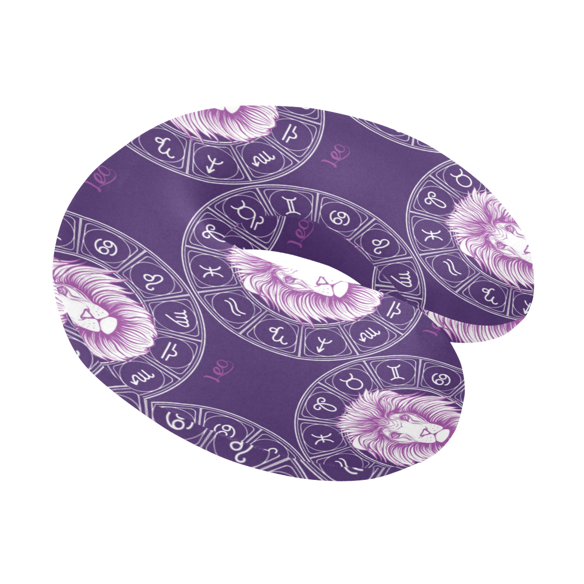 Leo Pattern Print Design 04 U-Shaped Travel Neck Pillow