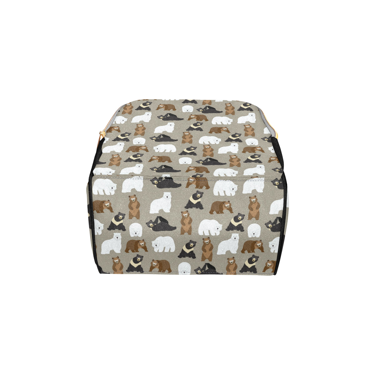 Bear Pattern Print Design BE03 Diaper Bag Backpack