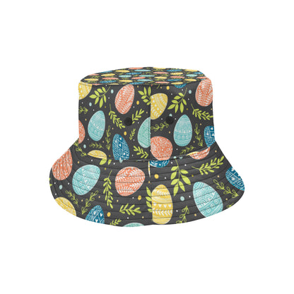 Easter Eggs Pattern Print Design RB01 Unisex Bucket Hat