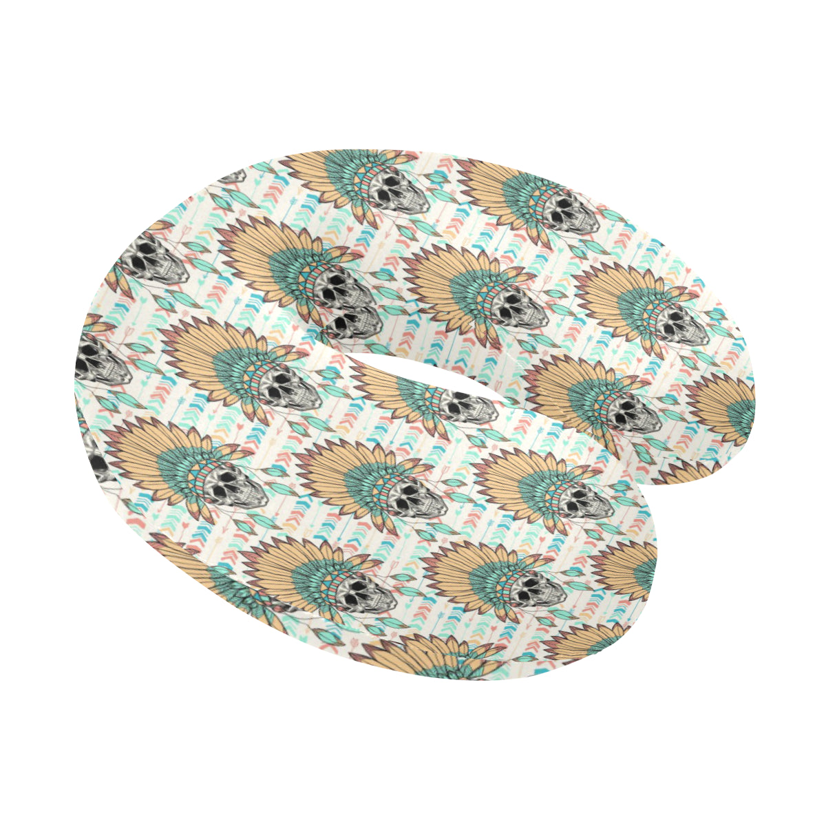 Boho Pattern Print Design 04 U-Shaped Travel Neck Pillow