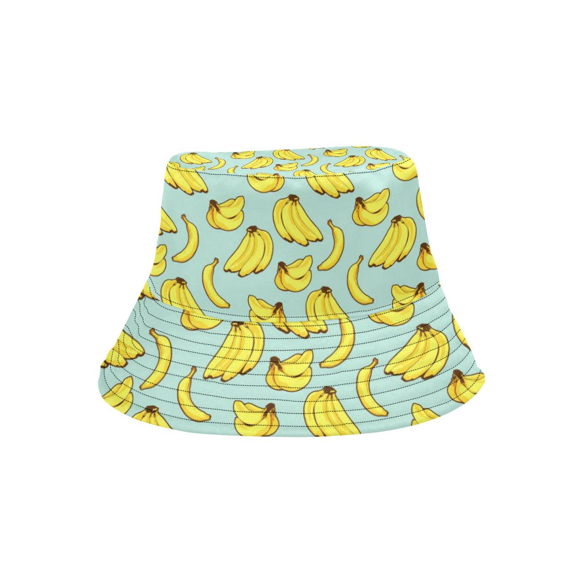 Banana Pattern Print Design BA04 Unisex Bucket Hat