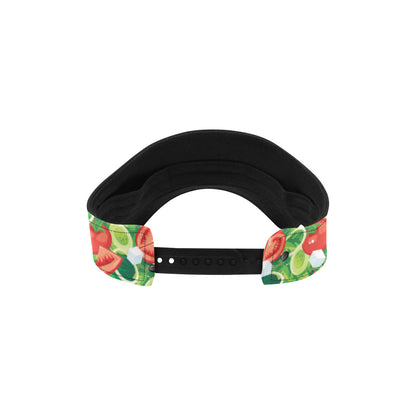 Vegan Salad Themed Design Print Unisex Sun Visor
