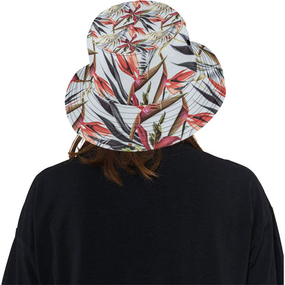 Tropical Flower Pattern Print Design TF021 Unisex Bucket Hat