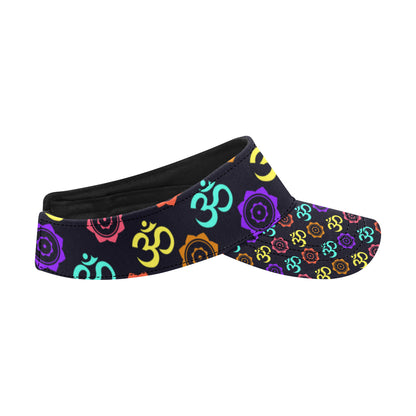Chakra OM Print Pattern Unisex Sun Visor