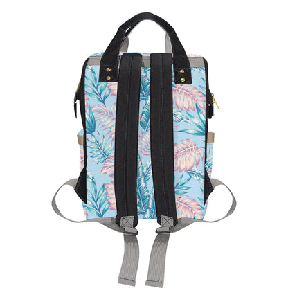 Tropical Flower Pattern Print Design TF01 Diaper Bag Backpack