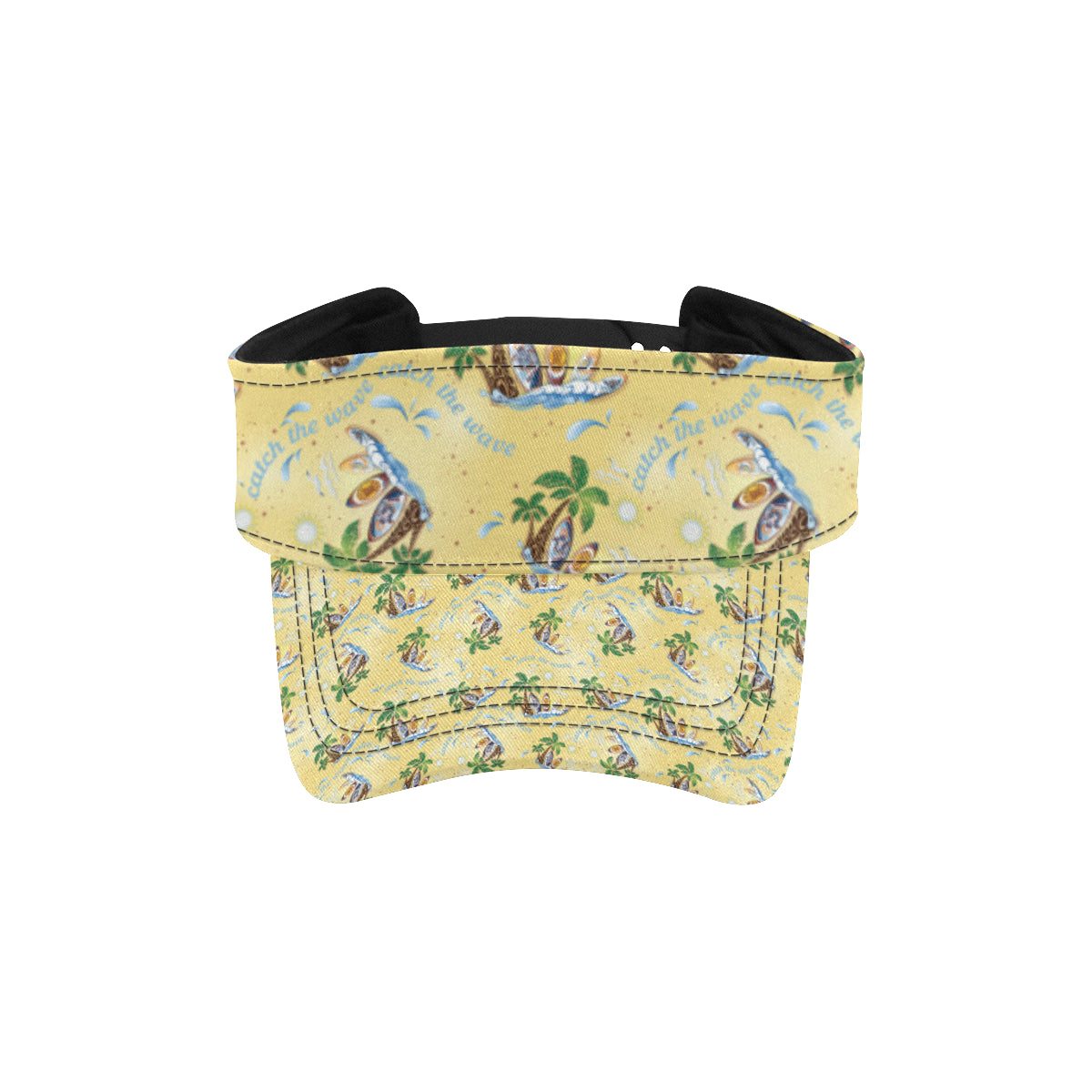 Surf Catch the Wave Design Unisex Sun Visor