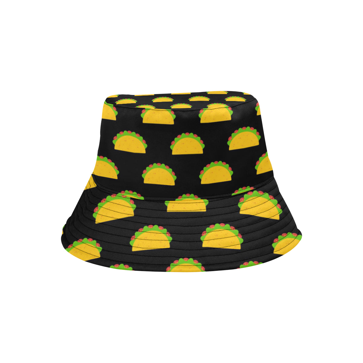 Taco Pattern Print Design TC06 Unisex Bucket Hat