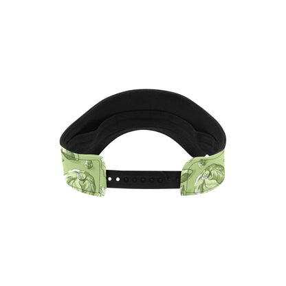 Brussels Sprouts Pattern Print Design 01 Unisex Sun Visor