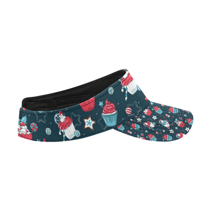 Cupcake Pattern Print Design 03 Unisex Sun Visor