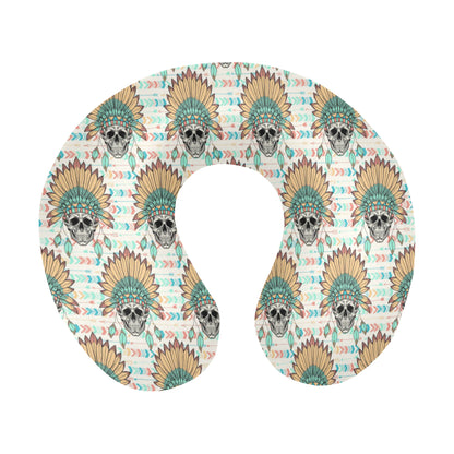 Boho Pattern Print Design 04 U-Shaped Travel Neck Pillow