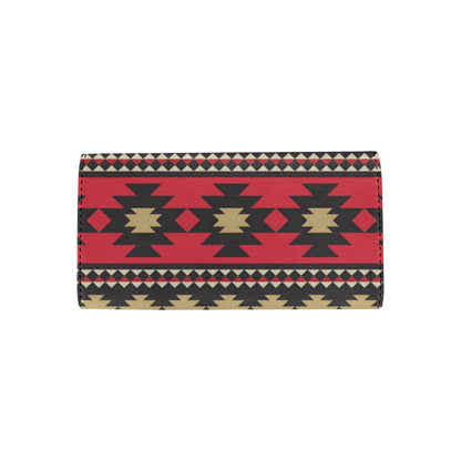 Navajo Pattern Print Design A04 Women's Trifold Wallet