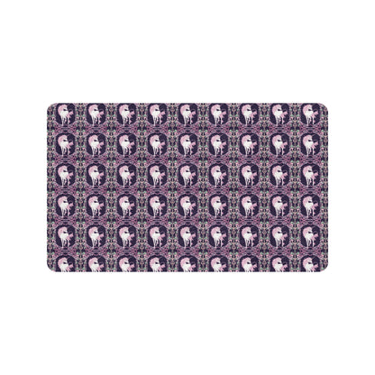 Unicorn Fantastic Flower Rubber Doormat