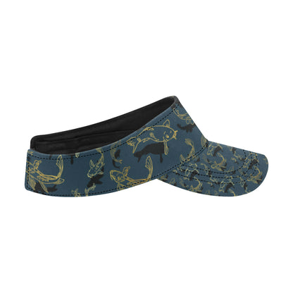 Koi Carp Gold Design Themed Print Unisex Sun Visor