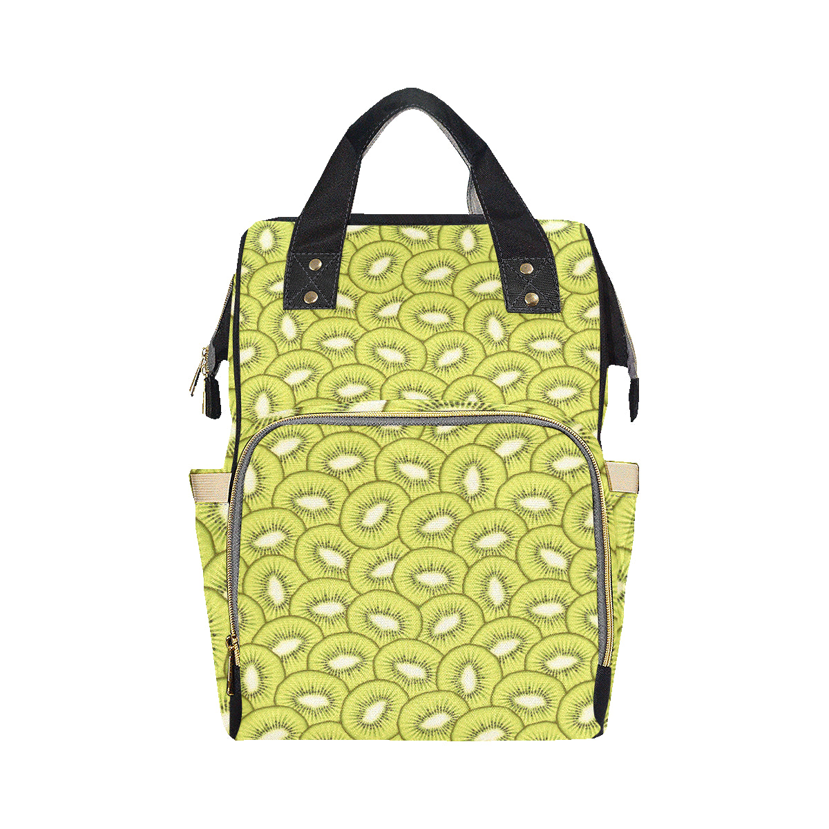 Kiwi Pattern Print Design KW07 Diaper Bag Backpack