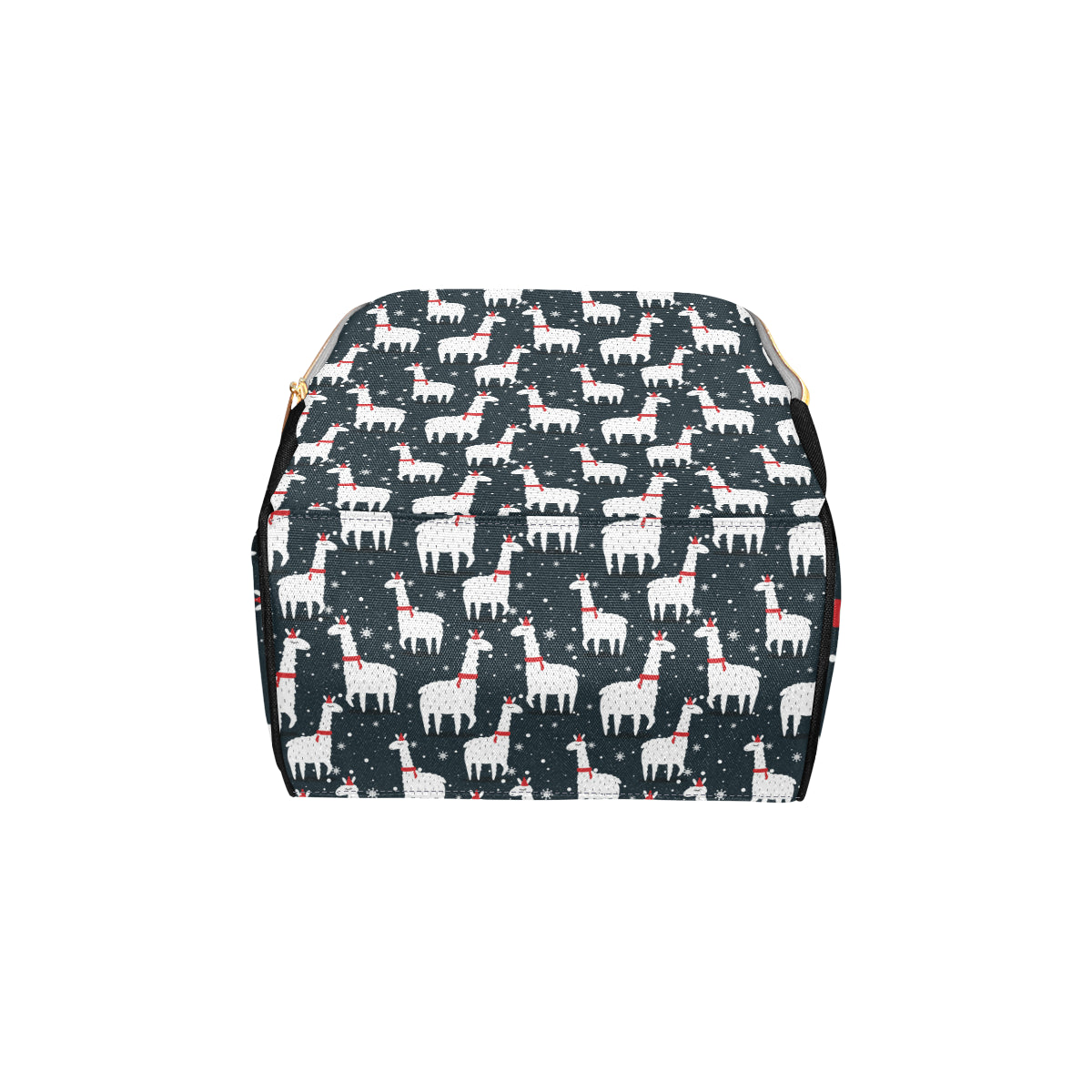 Alpaca Pattern Print Design 04 Diaper Bag Backpack