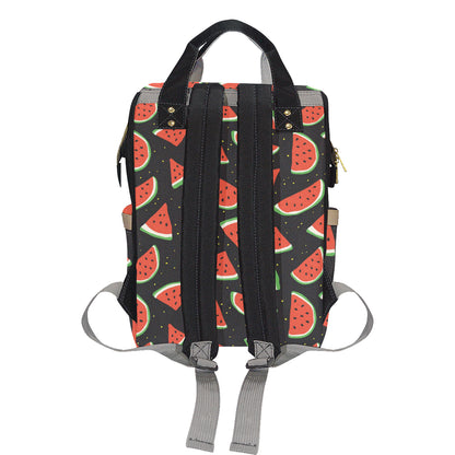 Watermelon Pattern Print Design WM09 Diaper Bag Backpack