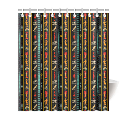 Eye of Horus Egypt Style Pattern Shower Curtain