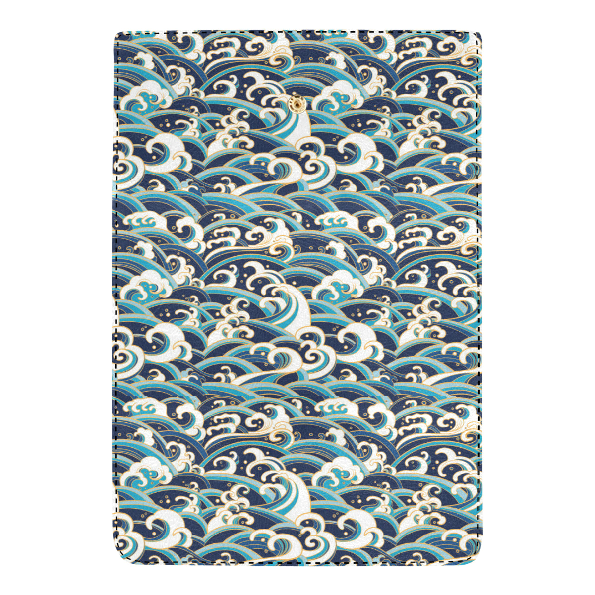 Surf Wave Pattern Women's Trifold Wallet