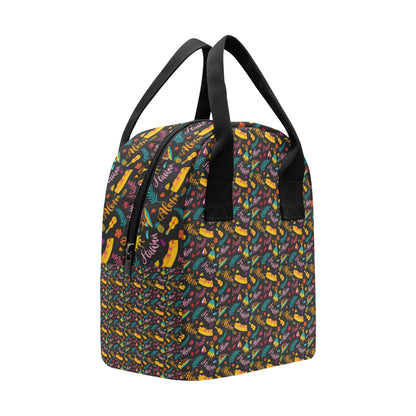 Aloha Hawaii Summer Design Themed Print Insulated Lunch Bag