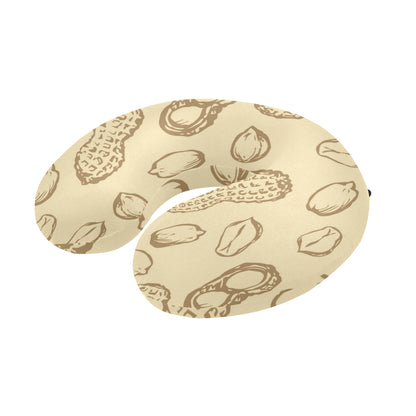 Peanut Pattern Print Design A02 U-Shaped Travel Neck Pillow
