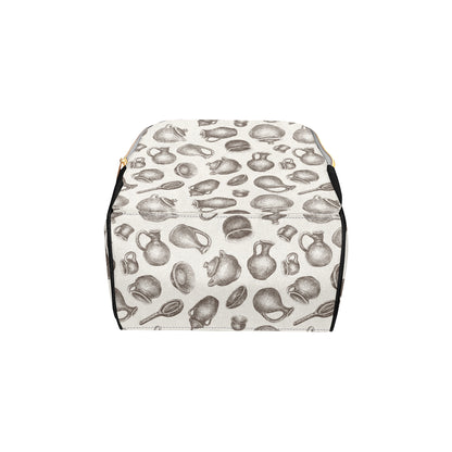 Pottery Pattern Print Design A01 Diaper Bag Backpack