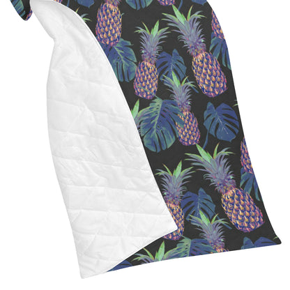 Pineapple Pattern Print Design PP04 Premium Quilt