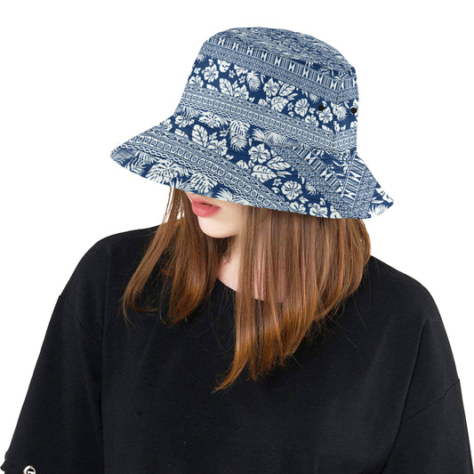 Hawaiian Themed Pattern Print Design H020 Unisex Bucket Hat