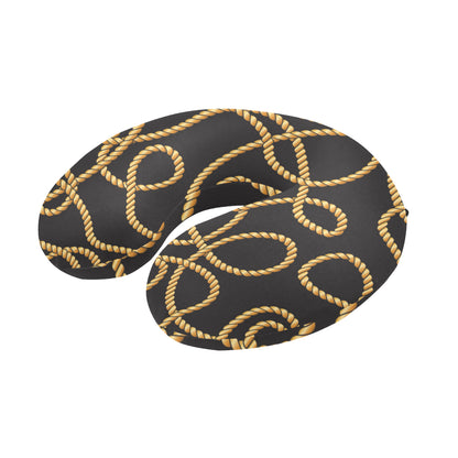 Rope Pattern Print Design A04 U-Shaped Travel Neck Pillow