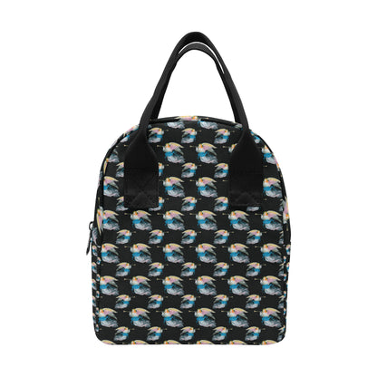 Angel with Wings Beautiful Design Print Insulated Lunch Bag