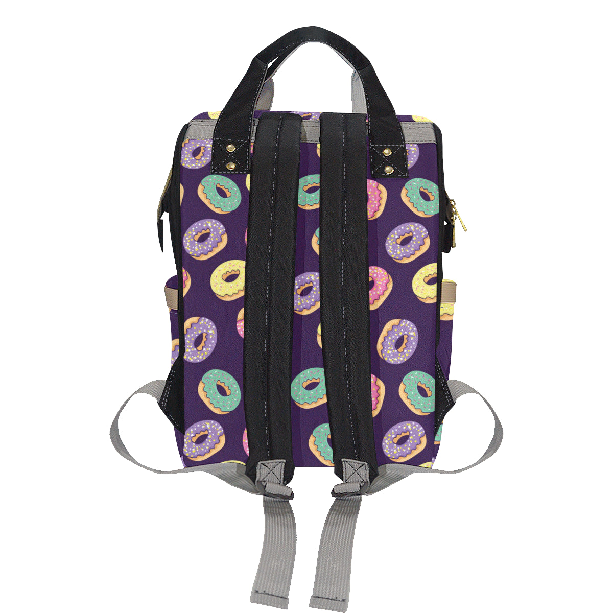 Donut Pattern Print Design DN08 Diaper Bag Backpack