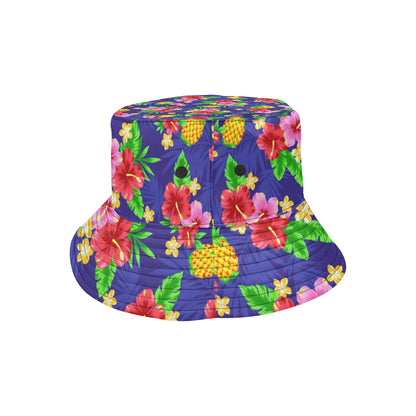 Hawaiian Themed Pattern Print Design H05 Unisex Bucket Hat