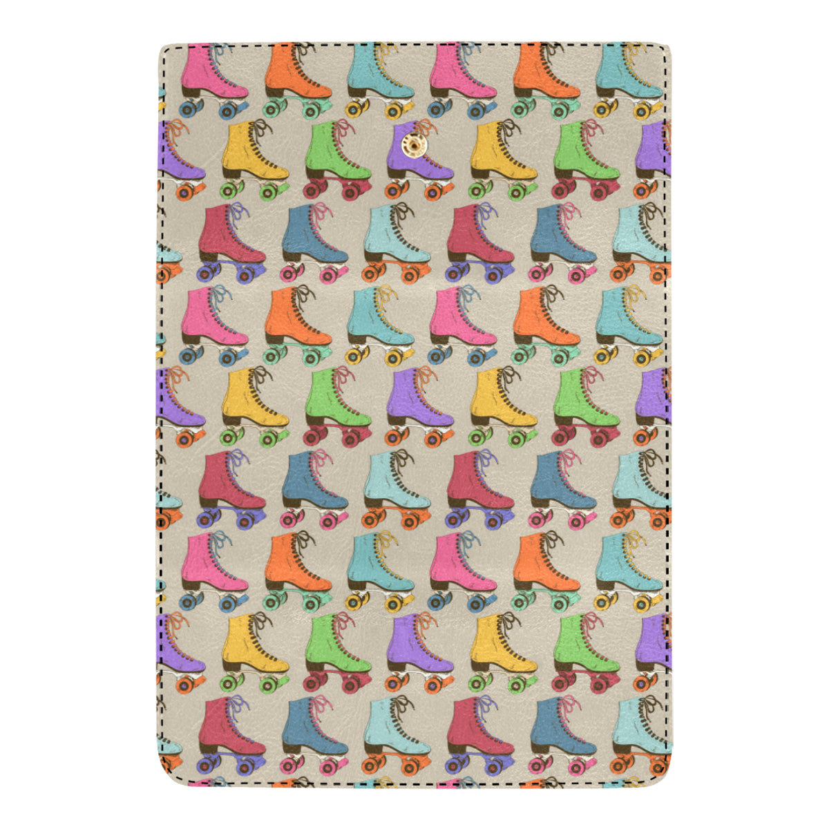 Roller skate Pattern Print Design A01 Women's Trifold Wallet