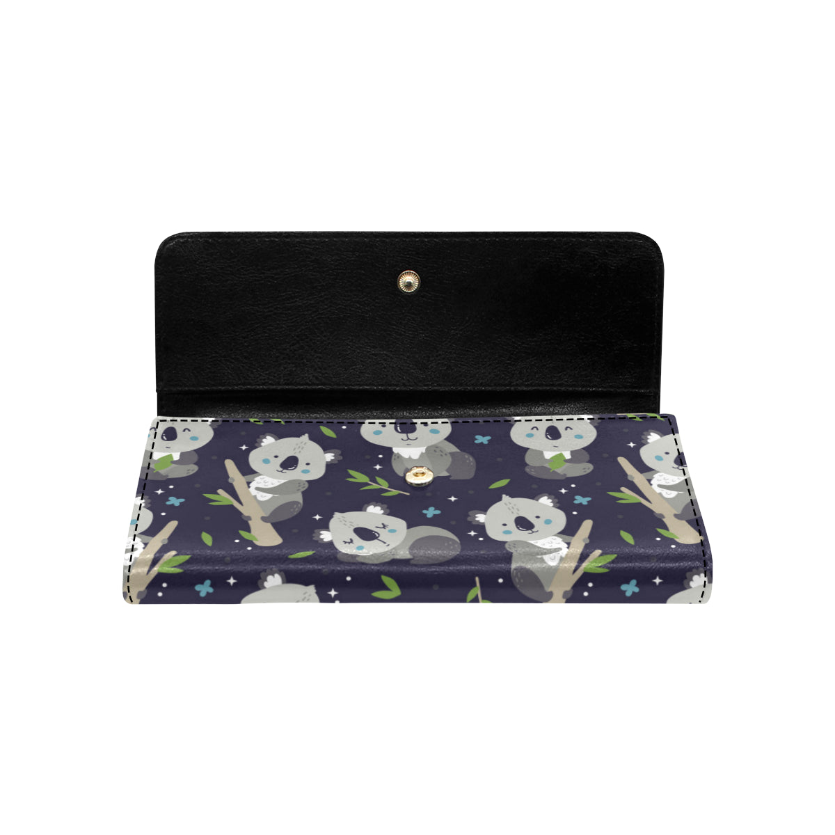 Koala Pattern Print Design 04 Women's Trifold Wallet