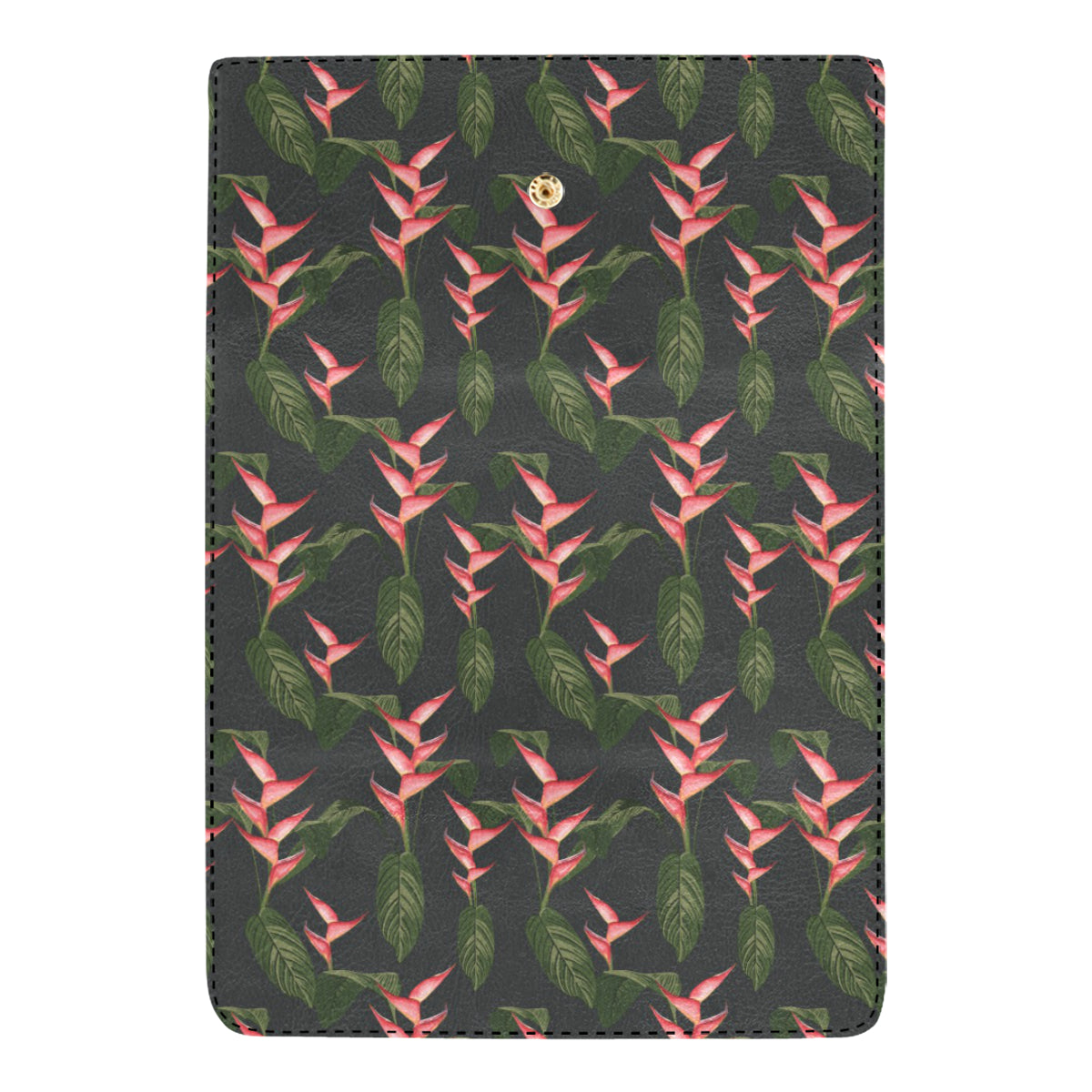 Heliconia Pattern Print Design HL07 Women's Trifold Wallet