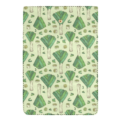 Leek Pattern Print Design 04 Women's Trifold Wallet