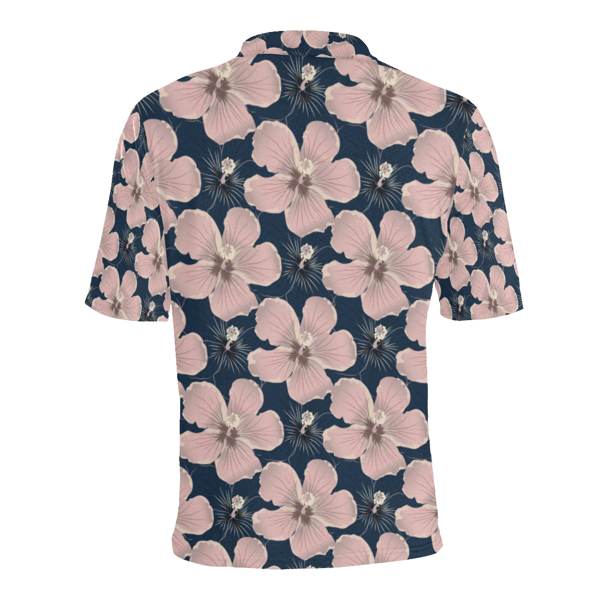 Plumeria Pattern Print Design PM018 Men Polo Shirt