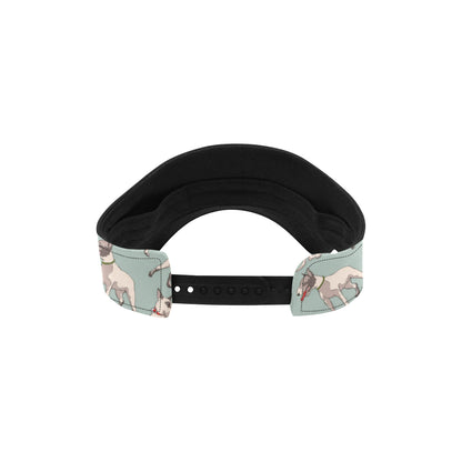 Bull Terrier Cute Print Pattern Unisex Sun Visor