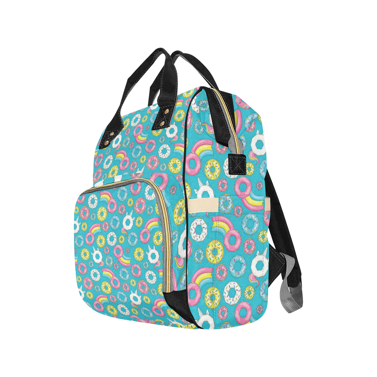 Donut Pattern Print Design DN013 Diaper Bag Backpack