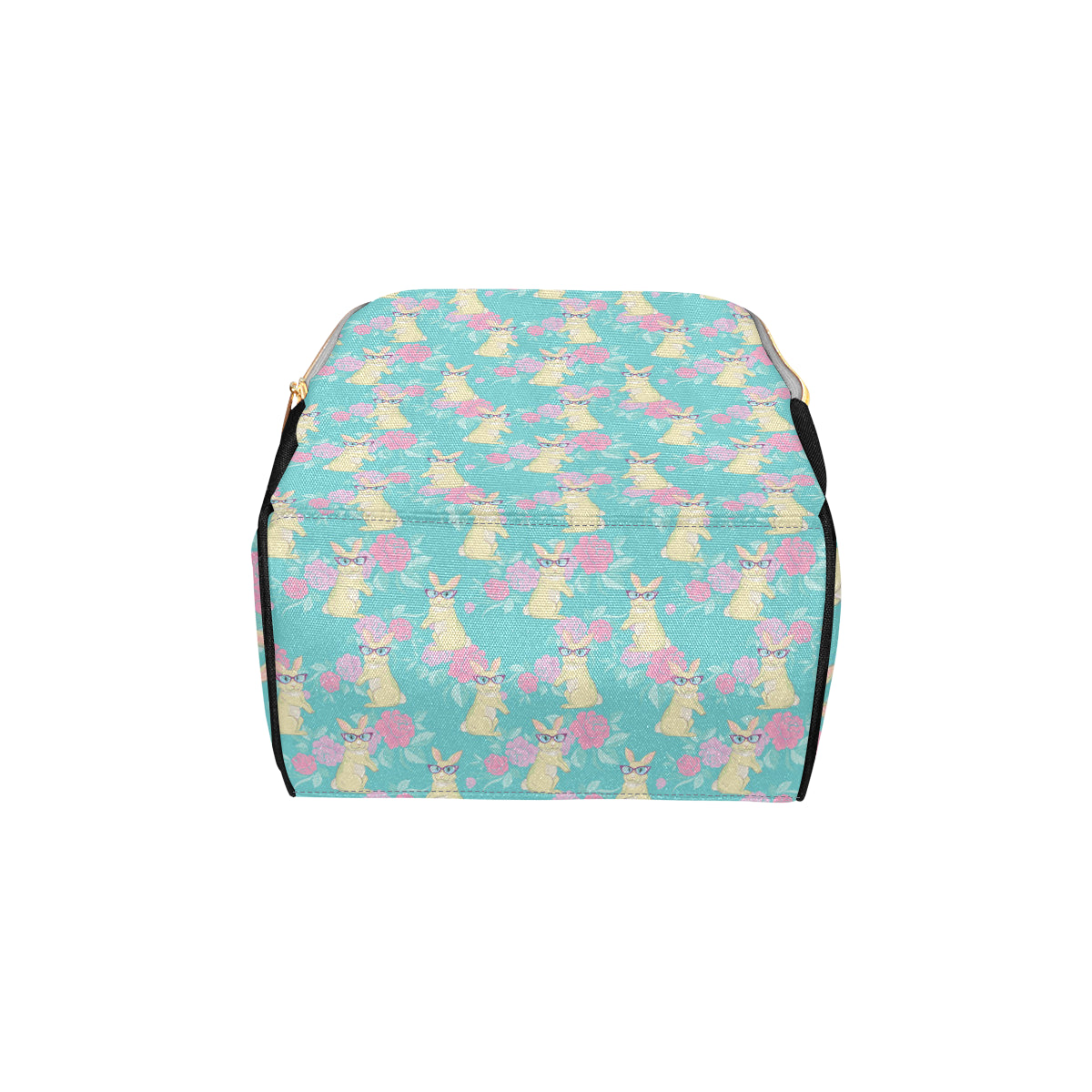 Rabbit Pattern Print Design RB05 Diaper Bag Backpack