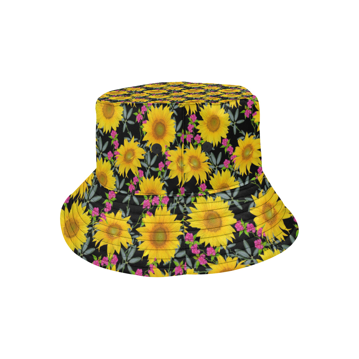 Sunflower Pattern Print Design SF014 Unisex Bucket Hat