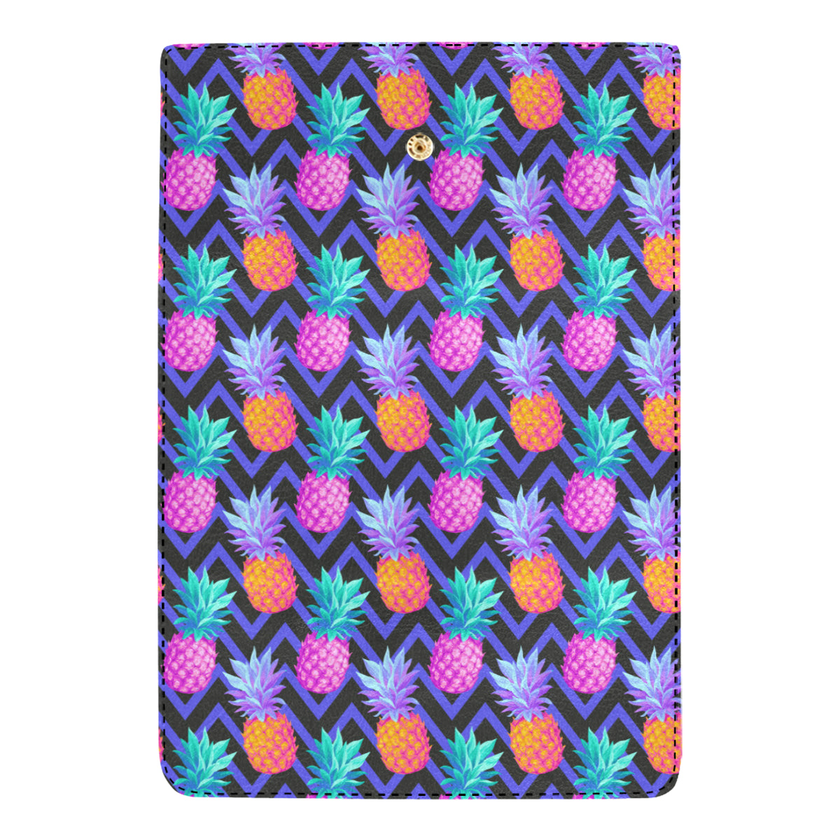 Pineapple Color Art Pattern Women's Trifold Wallet
