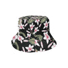 Plumeria Pattern Print Design PM021 Unisex Bucket Hat